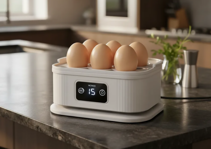 OLLA HERVIDOR HUEVOS COCIDOS ELECTRICA DIGITAL VAPORERA