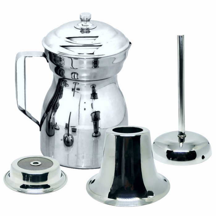 OLLETA CHOCOLATERA CAFETERA EN ACERO QUIRÚRGICO INOXIDABLE 1.5L