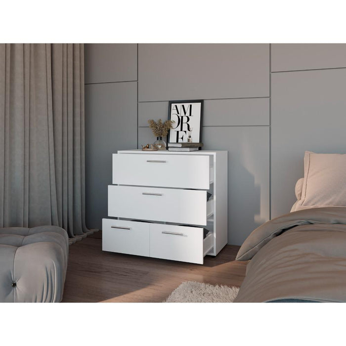 ORGANIZADOR APINA, BLANCO, CON CUATRO CAJONES DESLIZABLES ZF