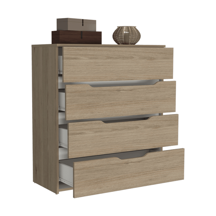 ORGANIZADOR ZORY, BEIGE Y BLANCO, CON CUATRO CAJONES