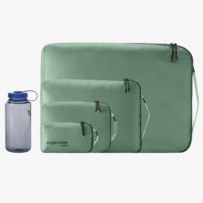 Eagle Creek Green Packing Cubes Size Comparison