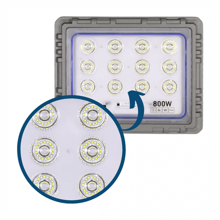 PANEL REFLECTOR SOLAR JORTAN 800W ILUMINACIÓN LED IMPERMEABLE