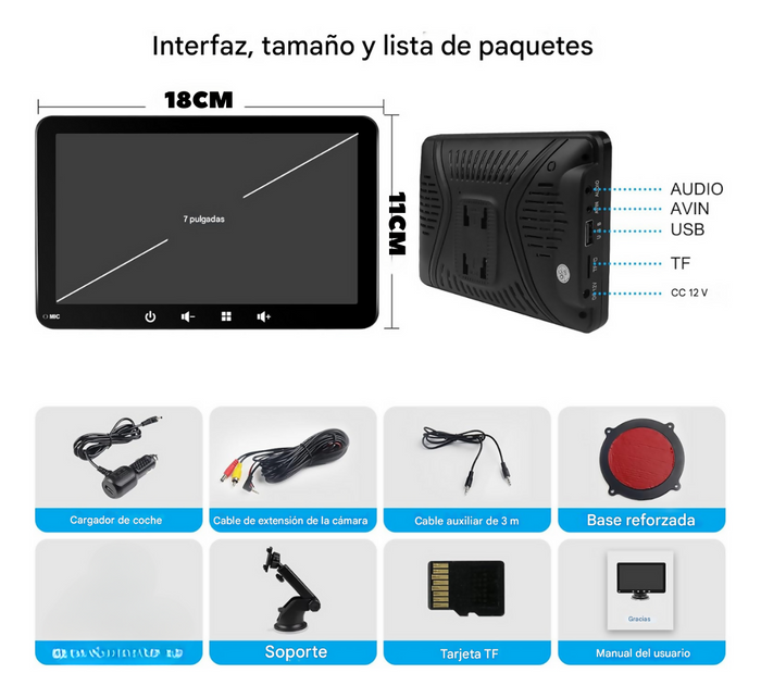 PANTALLA TÁCTIL CARRO APPLE CAR PLAY ANDROID AUTO WIFI BT