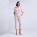 PANTALON CAPRI DE MUJER UNICOLOR 40070347