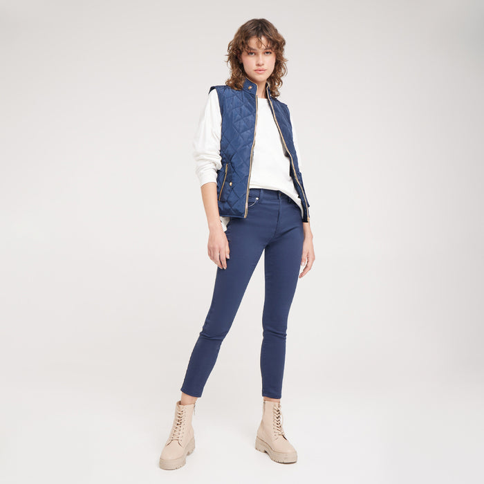 PANTALON DE MUJER DRIL UNICOLOR 5 BOLSILLOS 40070311