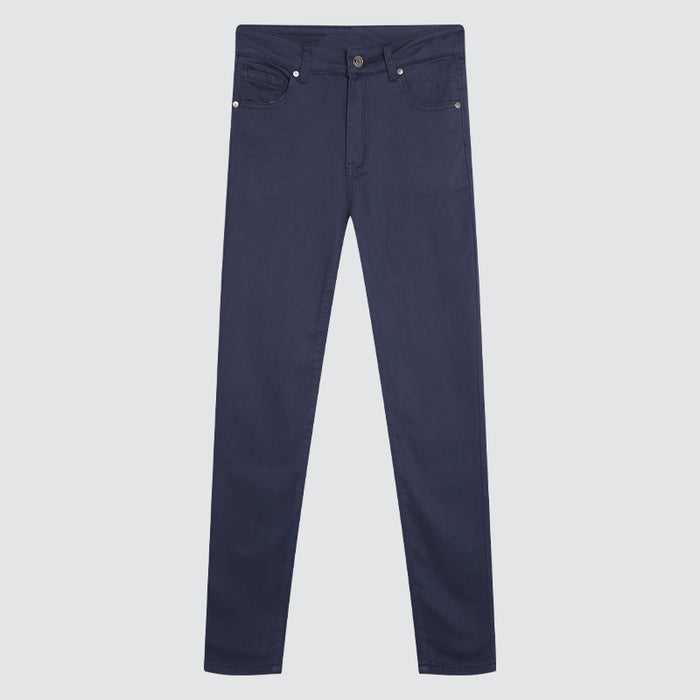 PANTALON DE MUJER DRIL UNICOLOR 5 BOLSILLOS 40070311