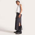 PANTALON TIPO CULOTTE CON ABERTURAS ESTAMPADO 28071560