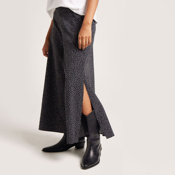 PANTALON TIPO CULOTTE CON ABERTURAS ESTAMPADO 28071560