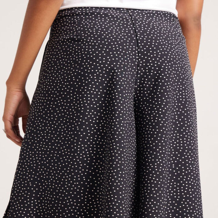PANTALON TIPO CULOTTE CON ABERTURAS ESTAMPADO 28071560