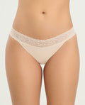 PANTY SEMIDESCADERADO | CINTURA EN ENCAJE