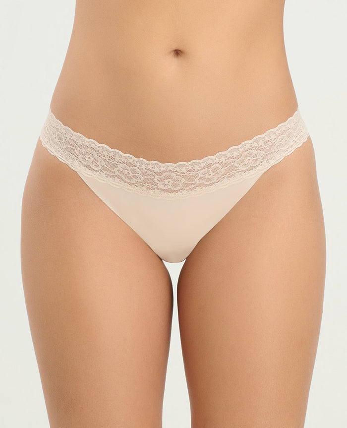 PANTY SEMIDESCADERADO | CINTURA EN ENCAJE