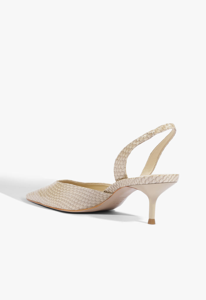 Paola Mid Leather Pump - Schutz Shoes