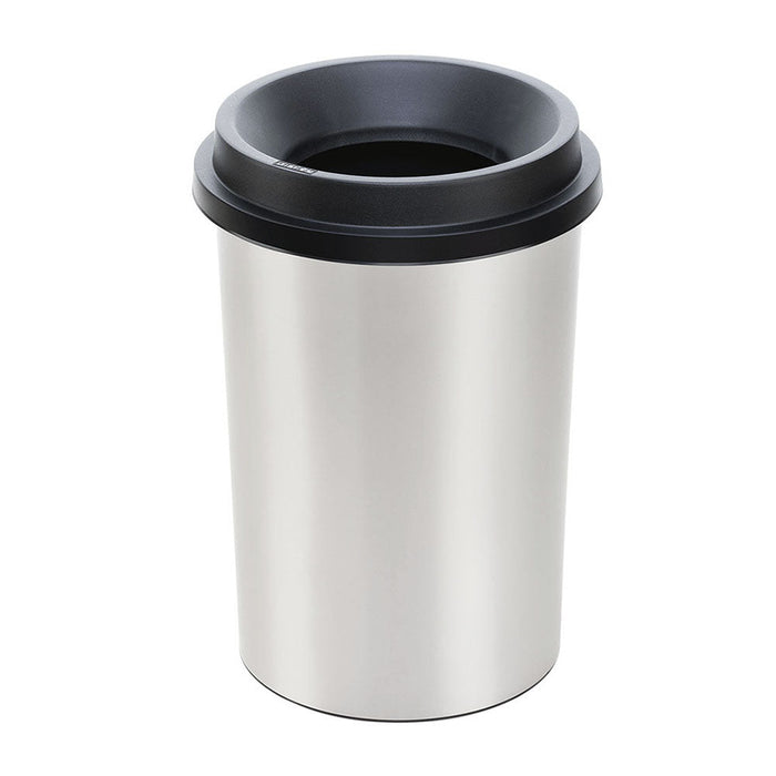 Papelera Evo Apariencia Metal 25 L Negro