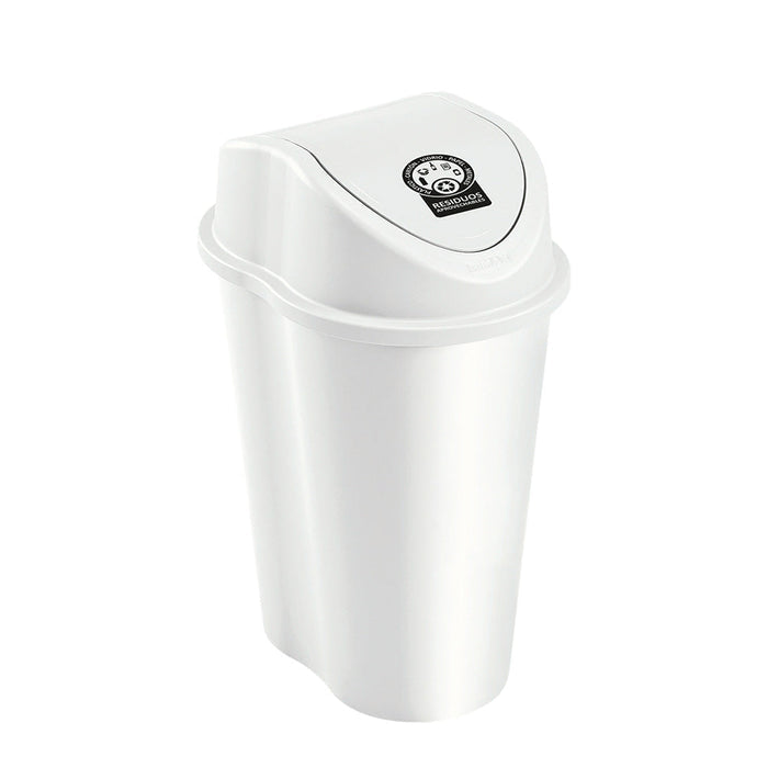 Papelera Style Tapa Vaiven 25 Litros Blanco