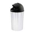 Papelera Tapa Móvil 10 Litros In Mold Negro