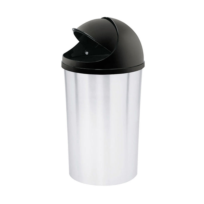 Papelera Tapa Móvil 10 Litros In Mold Negro