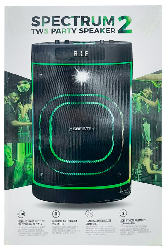 PARLANTE CABINA BLUETOOTH/USB/TF/AUX SPECTRUM2