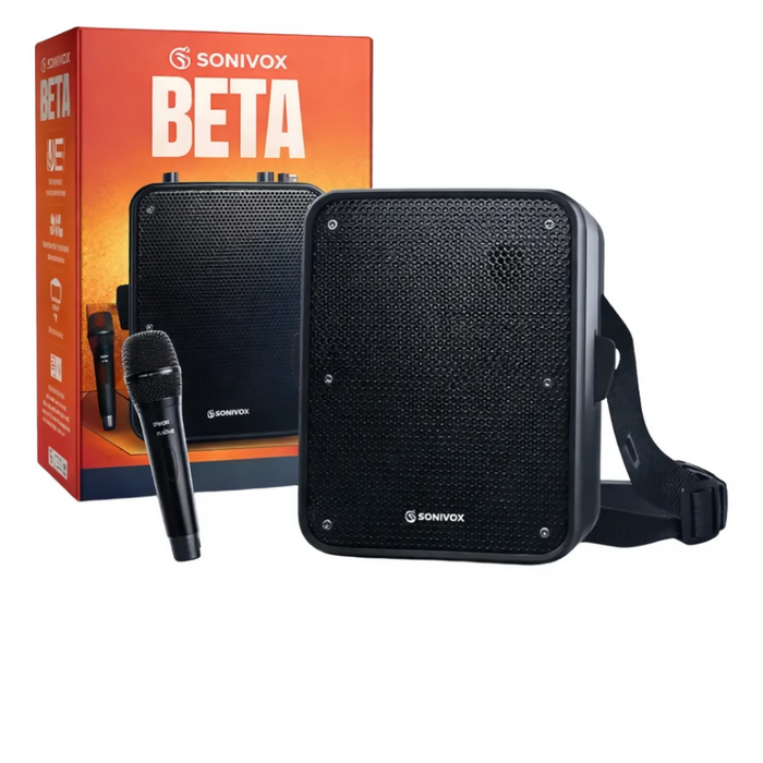 PARLANTE PORTÁTIL BLUETOOTH PERIFONEO KARAOKE MICRÓFONO 30W NEGRO