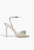 Pearline Buckle Metallic Sandal 5 Silver Metallic Synthetic - Schutz Shoes