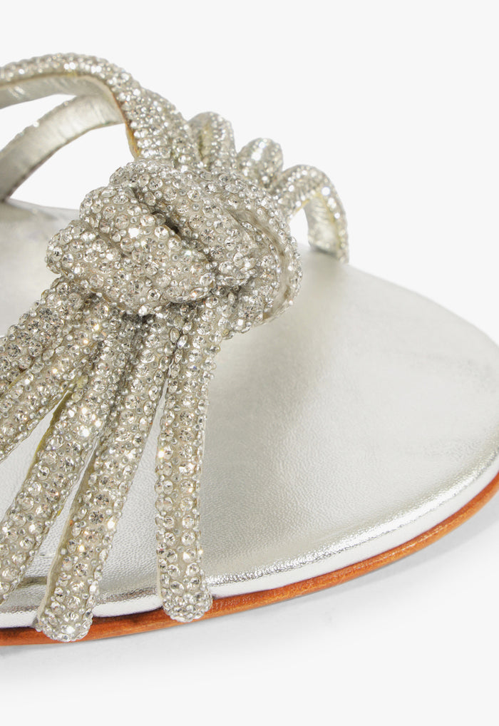 Pearline Buckle Metallic Sandal - Schutz Shoes