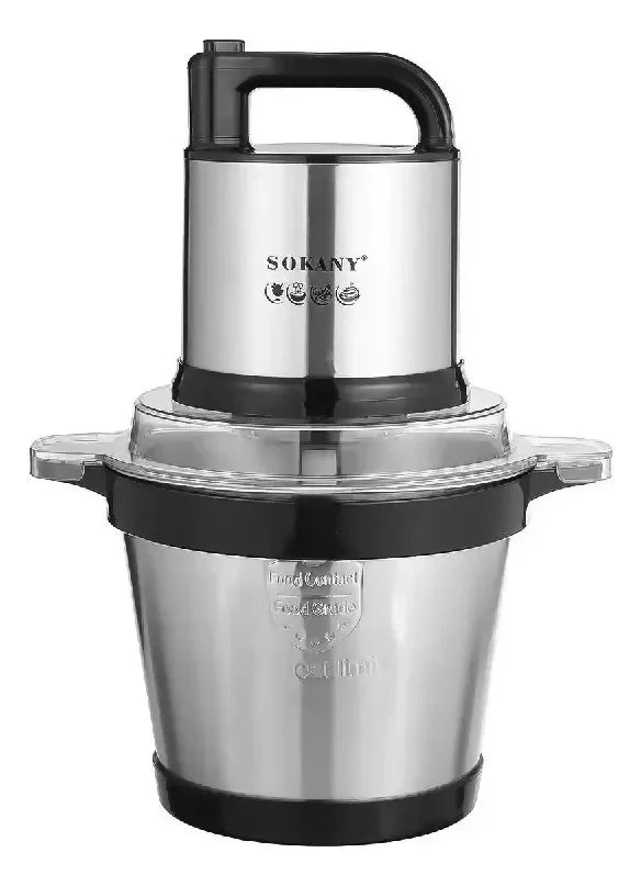PICADOR MOLINILLO ELÉCTRICO CARNE 800W 4L ACERO INOXIDABLE
