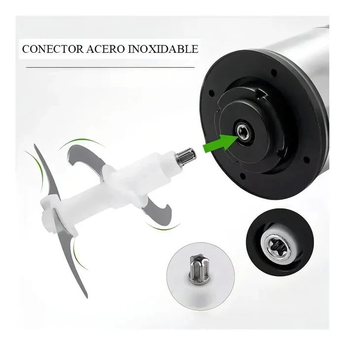 PICADOR MOLINILLO ELÉCTRICO CARNE 800W 4L ACERO INOXIDABLE