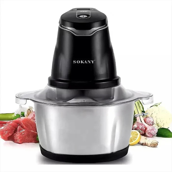 PICATODO ELÉCTRICO SOKANY 400W 2 LITROS DOBLE CUCHILLA ACERO