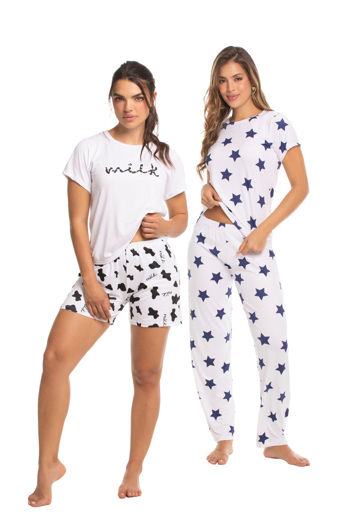 Pijama Short Para Mujer 9204