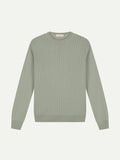 Pistache Ribbed City Crew