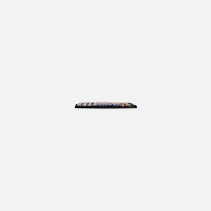 A Sherpani Porter Passport Credit Card Sleeve Wallet, side view against a white background. #color_passport-print