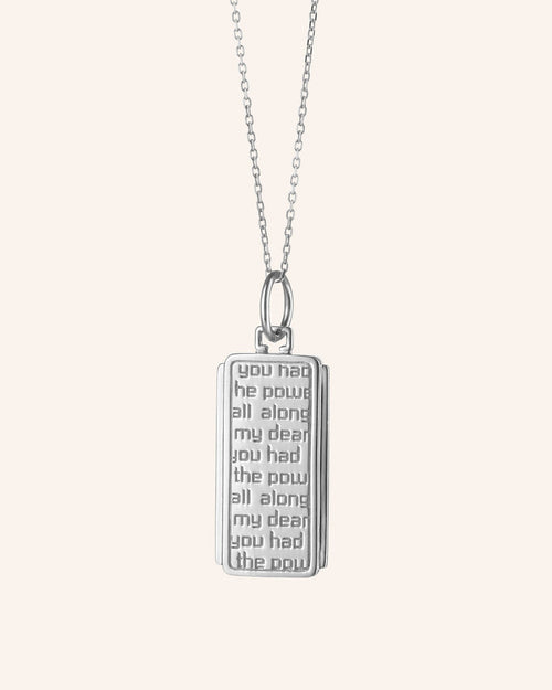 Sterling Silver Dorothy Medallion