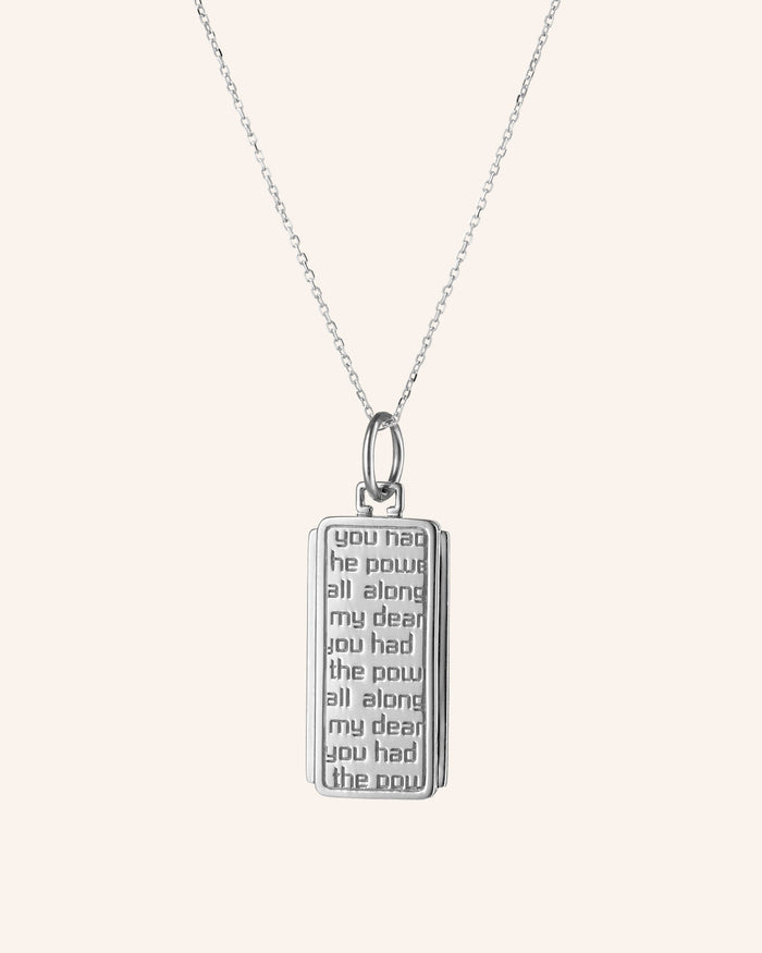 Sterling Silver Dorothy Medallion