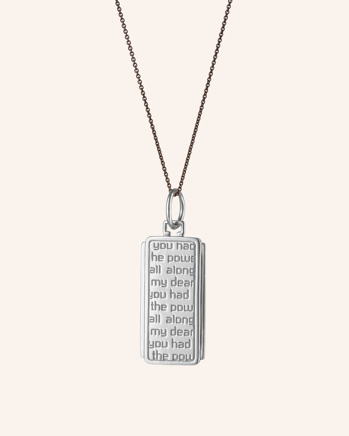 Sterling Silver Dorothy Medallion