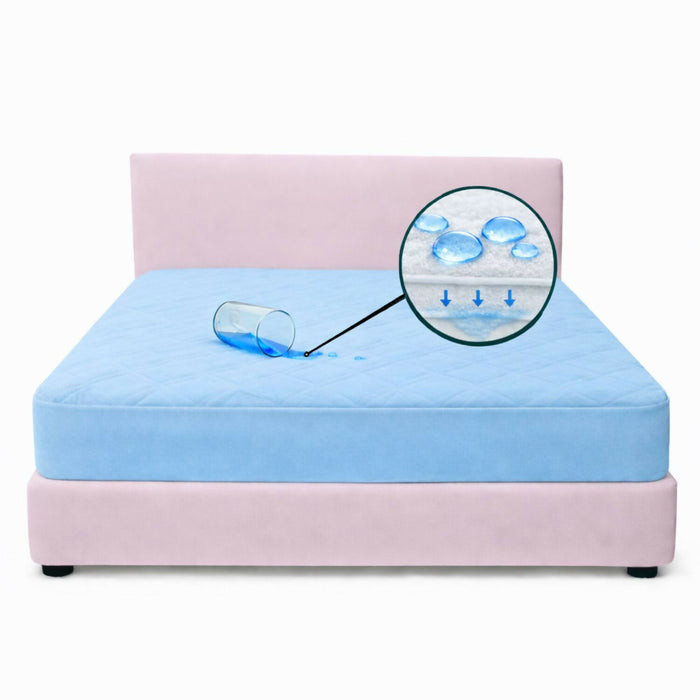 Protector colchon queen antifluido 160x190cm