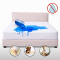 Protector colchón sencillo 100% impermeable antifluido terry 100x190cm