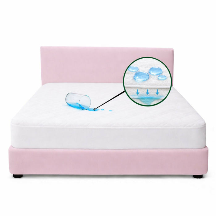 Protector colchon sencillo antifluido 100x190cm