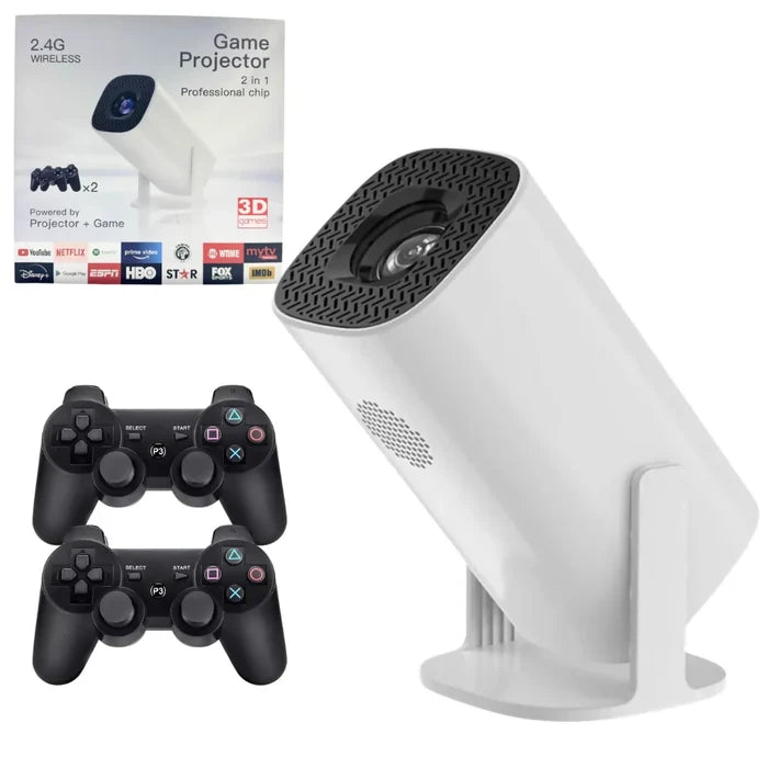 PROYECTOR VIDEO BEAM WIFI 5G ANDROID GAME 2 CONTROLES P30 🎥✨