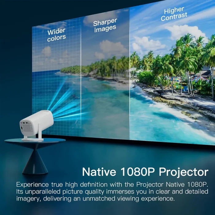 PROYECTOR VIDEO BEAM WIFI 5G ANDROID GAME 2 CONTROLES P30 🎥✨