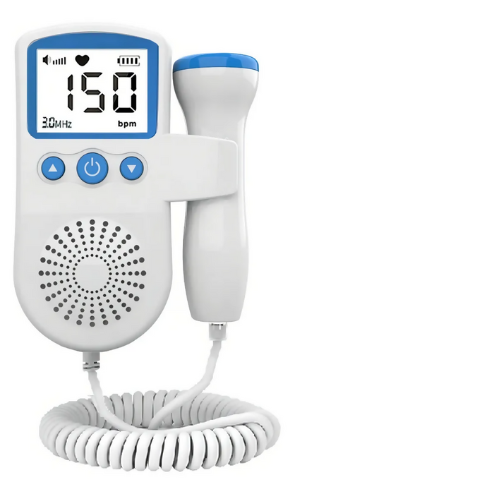 PULSÓMETRO DOPPLER PARA BEBÉS Y EMBARAZADAS COLOR AZUL