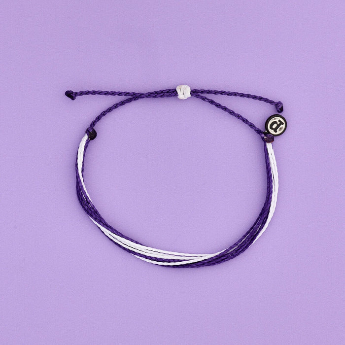 Purple & White Bracelet