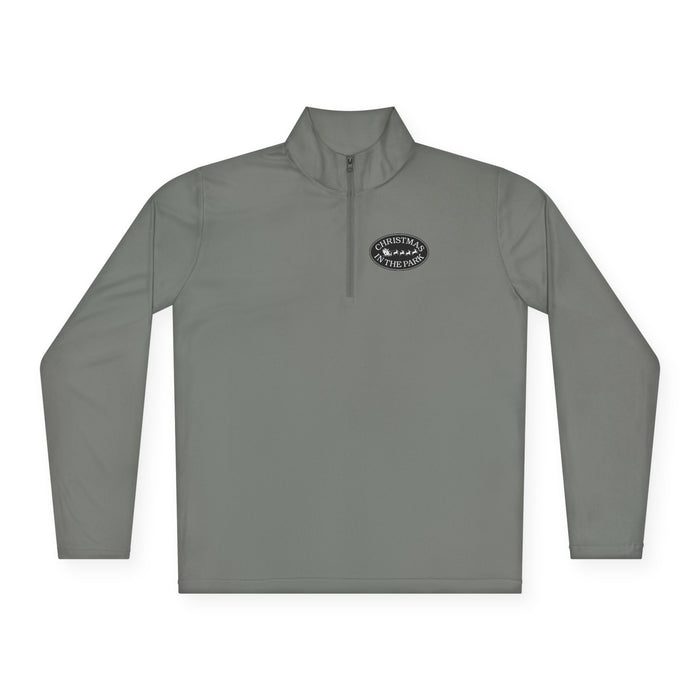 Quarter-Zip Pullover Christmas in the Park Logo
