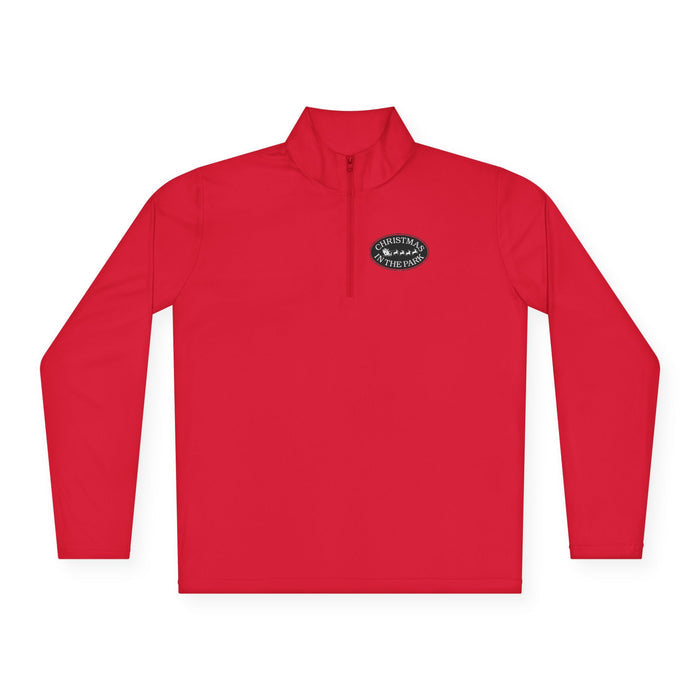Quarter-Zip Pullover Christmas in the Park Logo