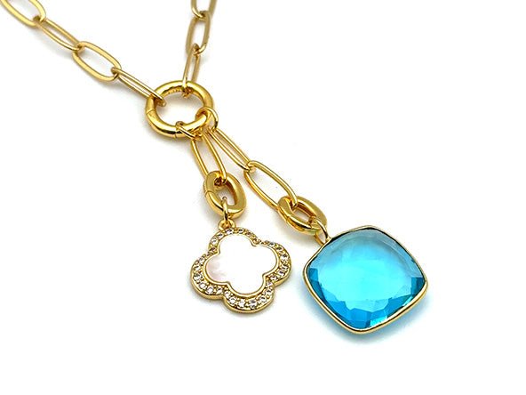 Quatrefoil Mother of Pearl Pendant | LINK, design your own