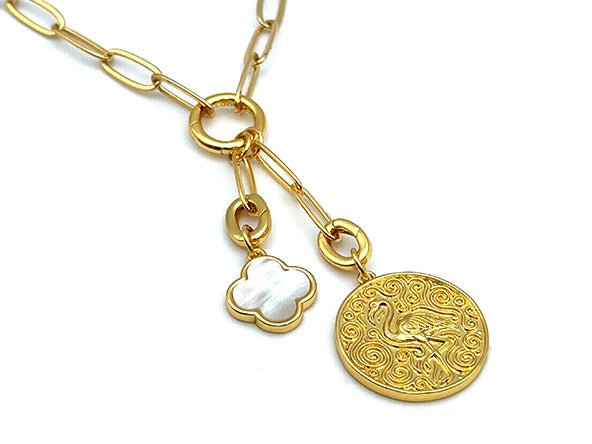 Quatrefoil Mother of Pearl Pendant | LINK, design your own