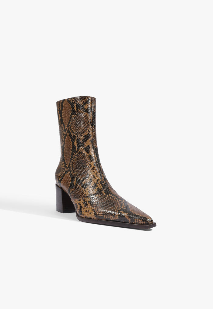 Raffaela Mid Leather Bootie - Schutz Shoes