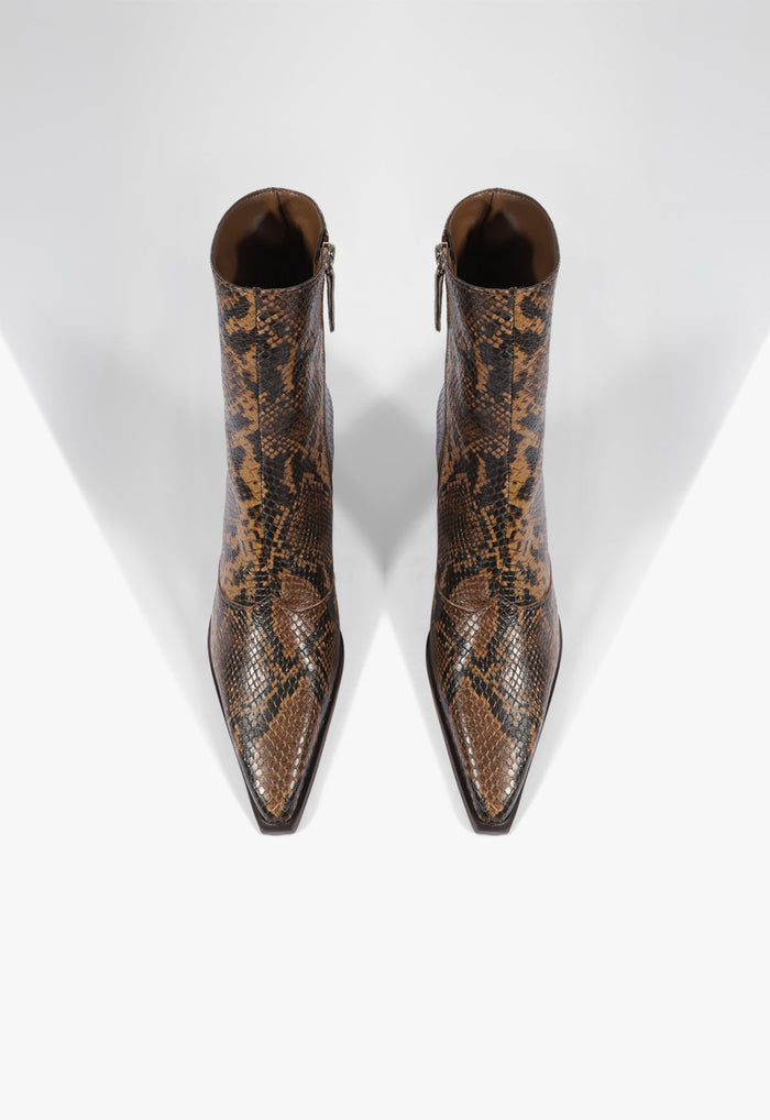 Raffaela Mid Leather Bootie - Schutz Shoes