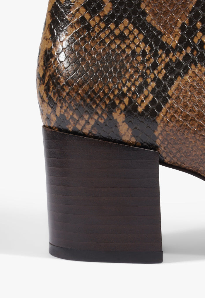 Raffaela Mid Leather Bootie - Schutz Shoes