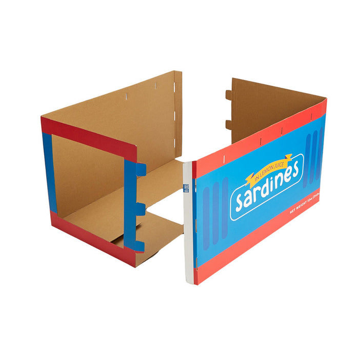 RASCADOR DE CAJA DE SARDINAS ENLATADAS