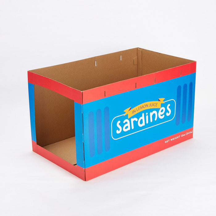 RASCADOR DE CAJA DE SARDINAS ENLATADAS