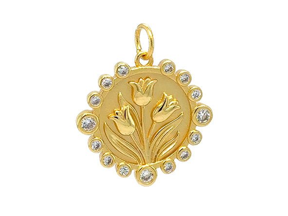 Round Tulip Pendant